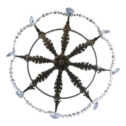 Meyda Tiffany Antonia 8 Light 39" Wide Crystal Candle Style Chandelier