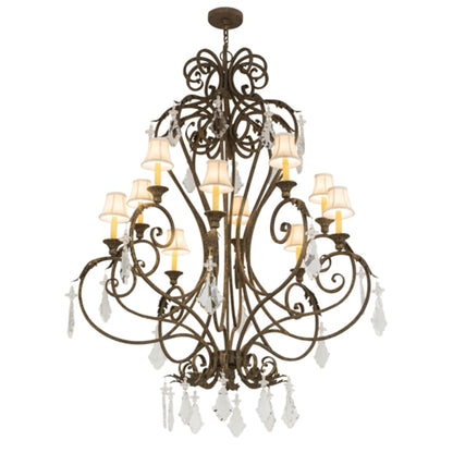 Meyda Tiffany Josephine 10 Light 48" Wide Crystal Chandelier