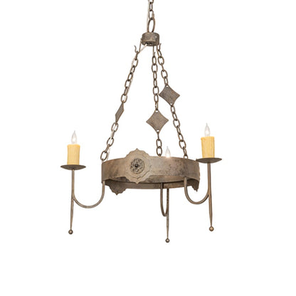 Meyda Tiffany San Marino 3 Light 30" Wide Taper Candle Style Chandelier