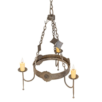 Meyda Tiffany San Marino 3 Light 30" Wide Taper Candle Style Chandelier