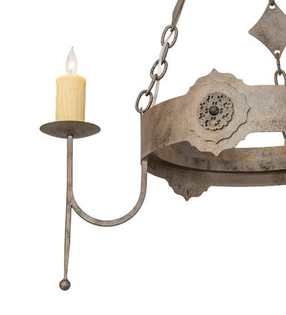 San Marino 3 Light 30" Wide Taper Candle Style Chandelier