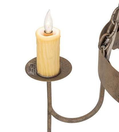 San Marino 3 Light 30" Wide Taper Candle Style Chandelier