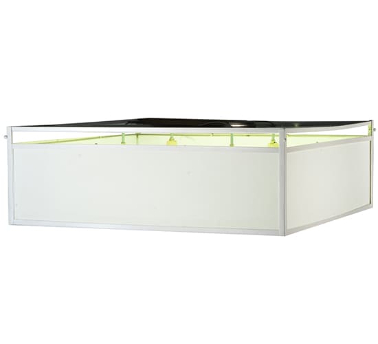 Quadrato Illusion 4 Light 51" Wide Semi-Flush Ceiling Fixture