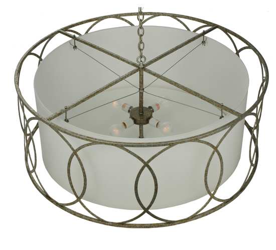 Cilindro 4 Light 42" Wide Pendant
