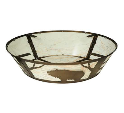 Grizzly Bear on the Loose 47" Wide LED Semi-Flush Ceiling Fixture