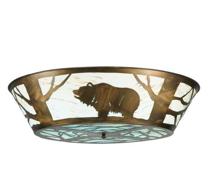 Grizzly Bear on the Loose 47" Wide LED Semi-Flush Ceiling Fixture