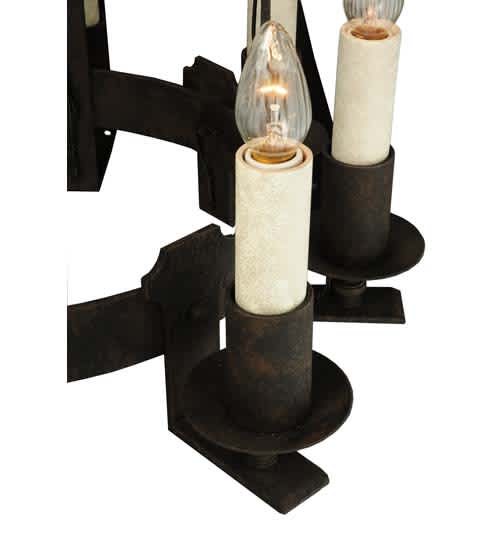Aragon 8 Light 26" Wide Taper Candle Style Chandelier