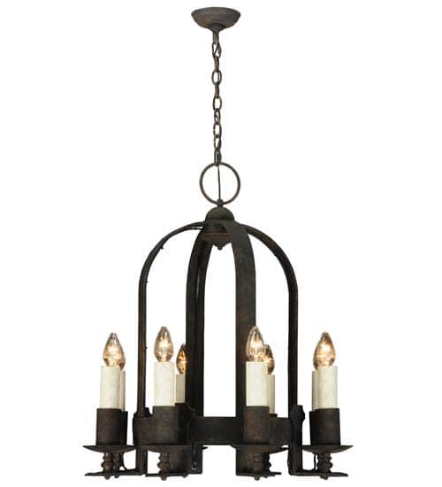 Aragon 8 Light 26" Wide Taper Candle Style Chandelier