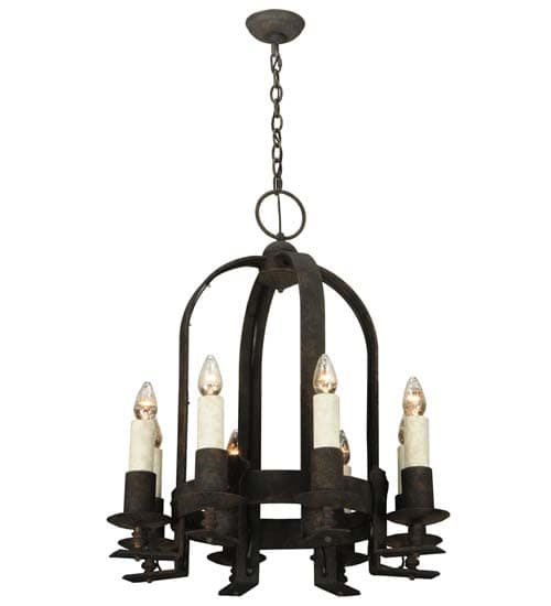 Aragon 8 Light 26" Wide Taper Candle Style Chandelier