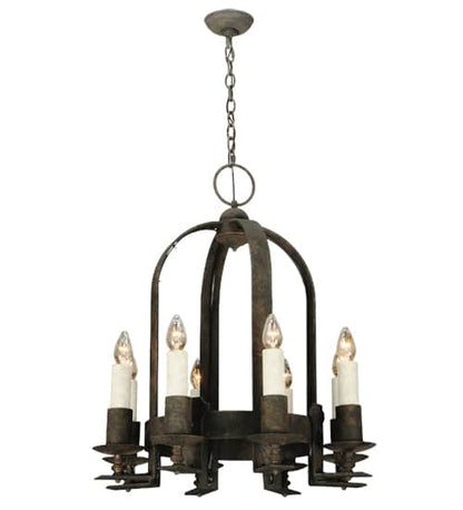 Aragon 8 Light 26" Wide Taper Candle Style Chandelier
