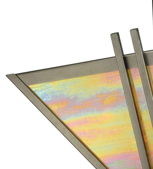 Zeta 4 Light 33" Wide Semi-Flush Ceiling Fixture
