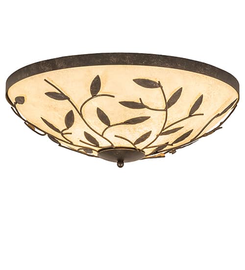 Branches 3 Light 24" Wide Flush Mount Bowl Ceiling Fixture