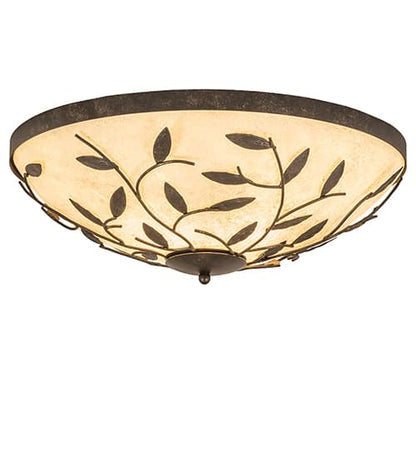 Branches 3 Light 24" Wide Flush Mount Bowl Ceiling Fixture