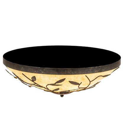 Branches 3 Light 24" Wide Flush Mount Bowl Ceiling Fixture