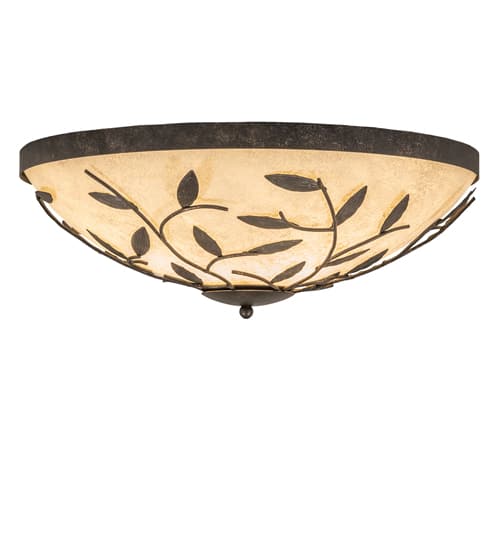 Branches 3 Light 24" Wide Flush Mount Bowl Ceiling Fixture