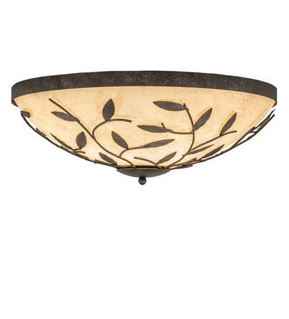 Branches 3 Light 24" Wide Flush Mount Bowl Ceiling Fixture