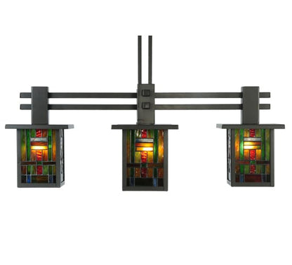 Hausman Mission 4 Light 24" Wide Chandelier