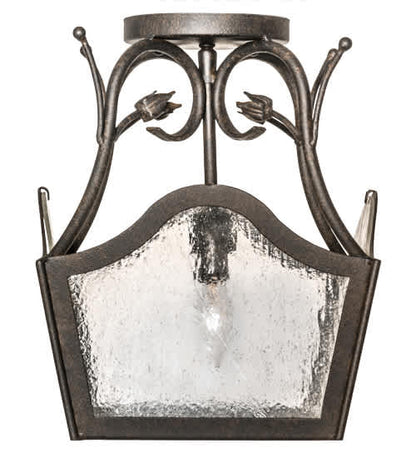 Terena 14" Wide Semi-Flush Square Ceiling Fixture