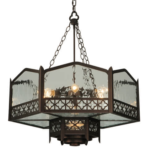 Church 6 Light 30" Wide Abstract Pendant