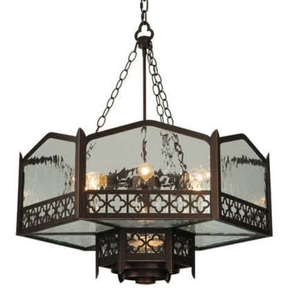 Church 6 Light 30" Wide Abstract Pendant
