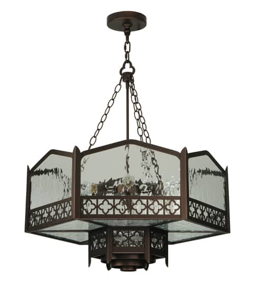 Church 6 Light 30" Wide Abstract Pendant