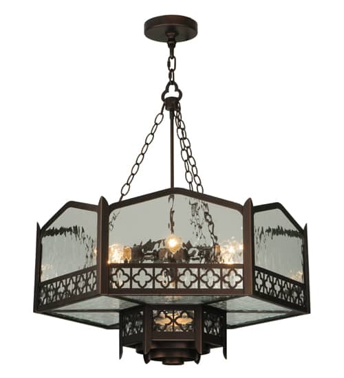 Church 6 Light 30" Wide Abstract Pendant