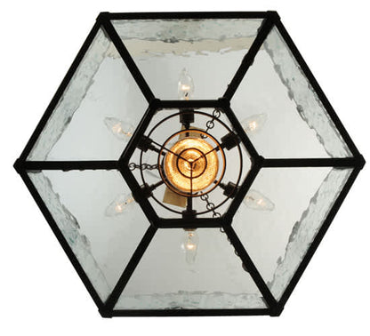 Church 6 Light 30" Wide Abstract Pendant