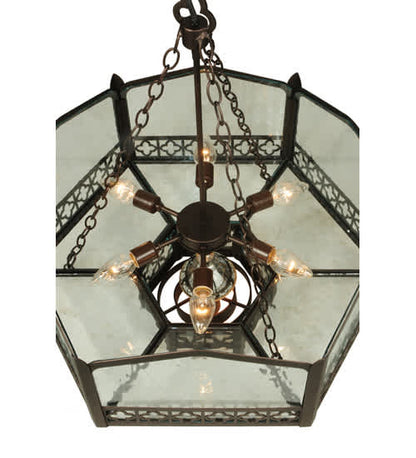 Church 6 Light 30" Wide Abstract Pendant
