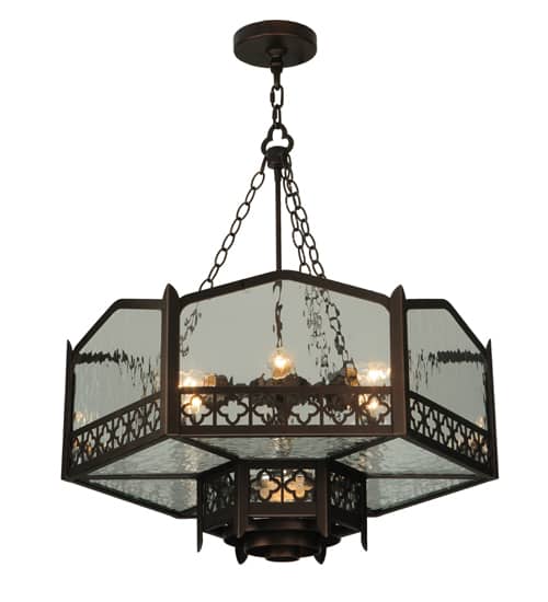 Church 6 Light 30" Wide Abstract Pendant