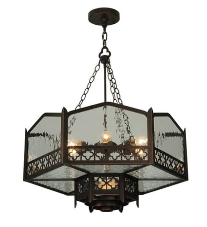 Church 6 Light 30" Wide Abstract Pendant