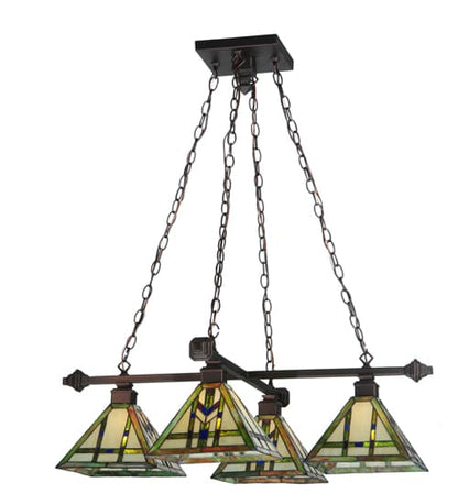 Prairie Wheat 4 Light 51" Wide Chandelier