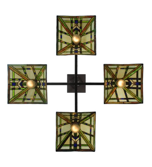 Prairie Wheat 4 Light 51" Wide Chandelier