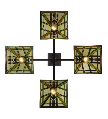 Prairie Wheat 4 Light 51" Wide Chandelier