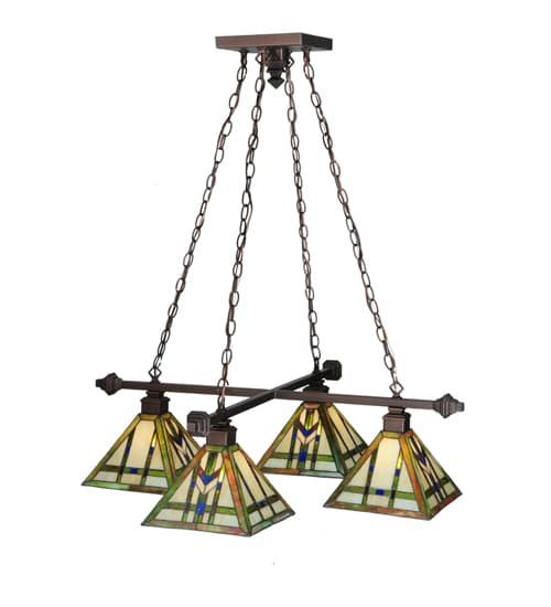 Prairie Wheat 4 Light 51" Wide Chandelier