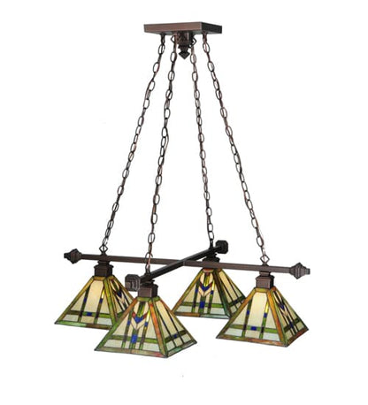 Prairie Wheat 4 Light 51" Wide Chandelier
