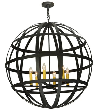Atlas 6 Light 42" Wide Taper Candle Pendant
