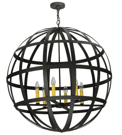 Atlas 6 Light 42" Wide Taper Candle Pendant
