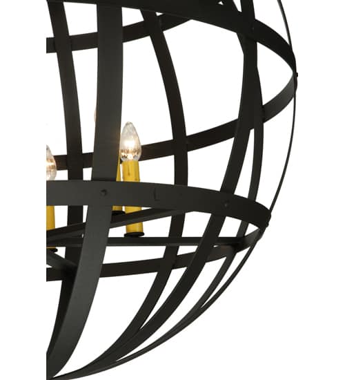 Atlas 6 Light 42" Wide Taper Candle Pendant