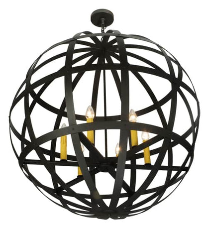 Atlas 6 Light 42" Wide Taper Candle Pendant