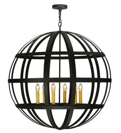 Atlas 6 Light 42" Wide Taper Candle Pendant