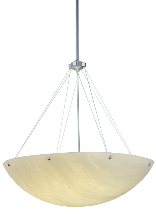 36" W Cypola Alabaster Inverted Pendant