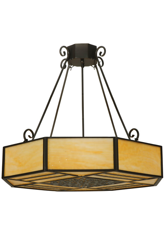 32.25" W Lakeside Semi-Flushmount Ceiling Fixture