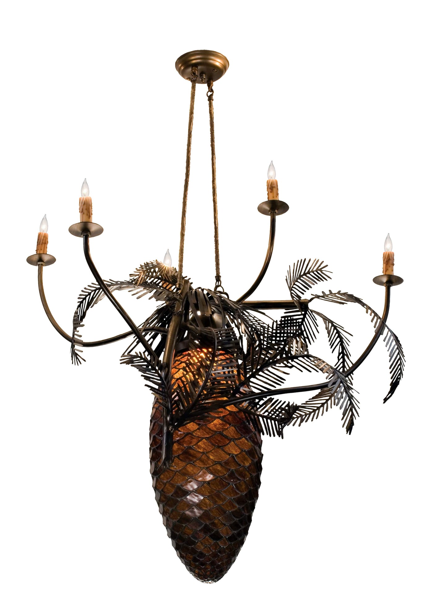 Pinecone 5 Light 29-1/2" Wide Chandelier