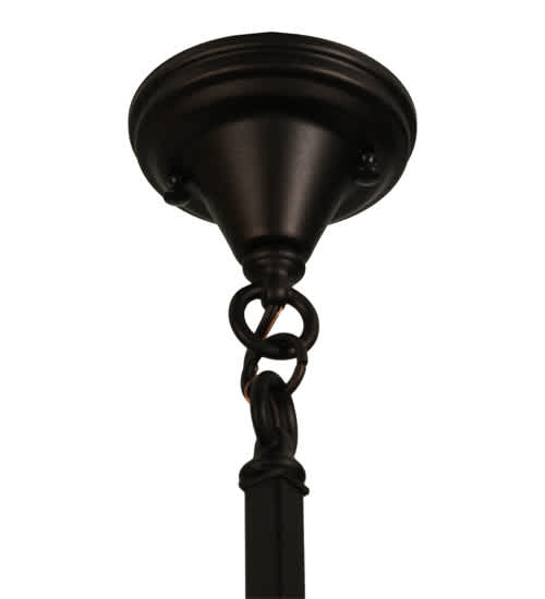Hyde Park T Mission 4 Light 25" Wide Chandelier