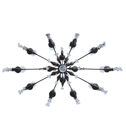 Windsor 14 Light 38" Wide Crystal Candle Style Chandelier - Custom Finish