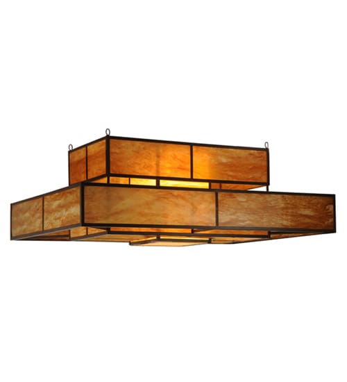 Fellowship 8 Light 72" Wide Semi-Flush Ceiling Fixture