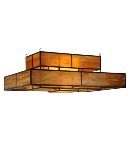 Fellowship 8 Light 72" Wide Semi-Flush Ceiling Fixture