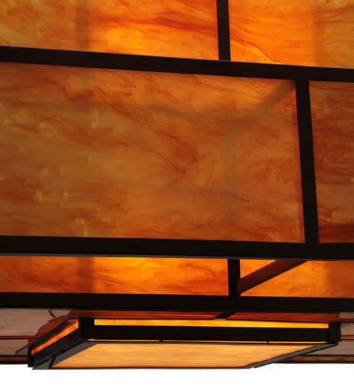 Fellowship 8 Light 72" Wide Semi-Flush Ceiling Fixture