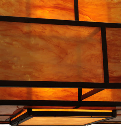 Fellowship 8 Light 72" Wide Semi-Flush Ceiling Fixture