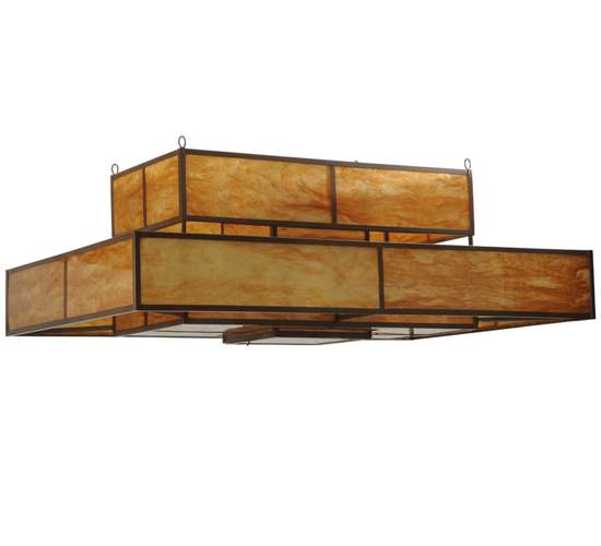 Fellowship 8 Light 72" Wide Semi-Flush Ceiling Fixture